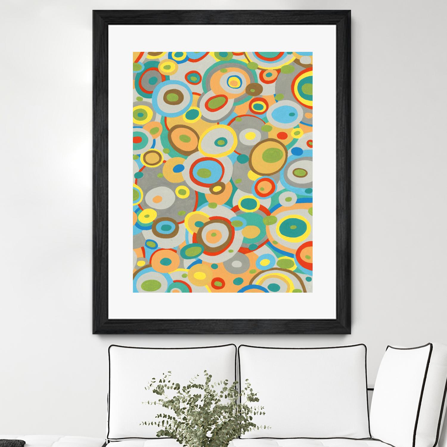 Overlapping Ovals II by Nikki Galapon on GIANT ART - abstract
