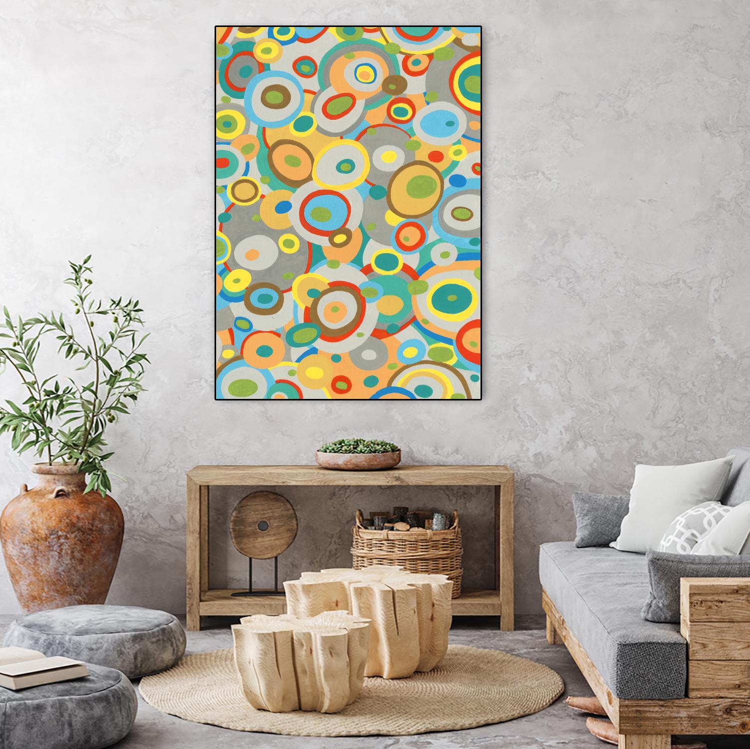 Overlapping Ovals II by Nikki Galapon on GIANT ART - abstract