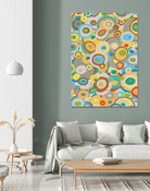 Overlapping Ovals II by Nikki Galapon on GIANT ART - abstract
