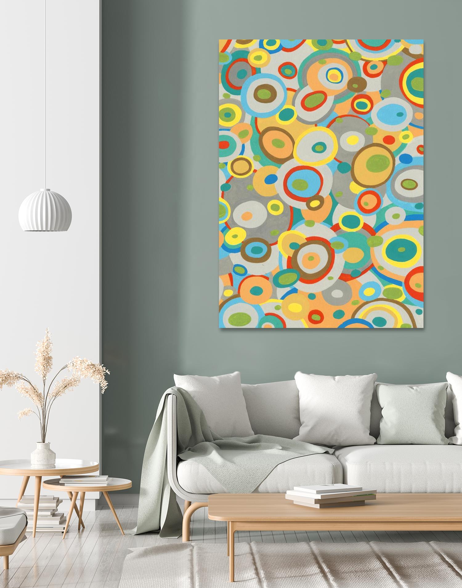Overlapping Ovals II by Nikki Galapon on GIANT ART - abstract