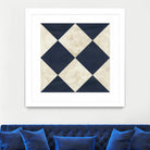 Seaside Signals I by June Erica Vess on GIANT ART - blue abstract