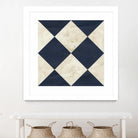 Seaside Signals I by June Erica Vess on GIANT ART - blue abstract