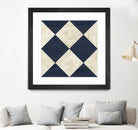 Seaside Signals I by June Erica Vess on GIANT ART - blue abstract