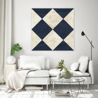 Seaside Signals I by June Erica Vess on GIANT ART - blue abstract