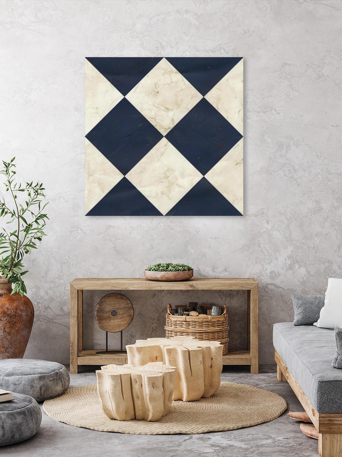 Seaside Signals I by June Erica Vess on GIANT ART - blue abstract