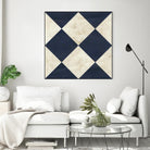 Seaside Signals I by June Erica Vess on GIANT ART - blue abstract