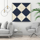 Seaside Signals I by June Erica Vess on GIANT ART - blue abstract