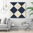 Seaside Signals I by June Erica Vess on GIANT ART - blue abstract