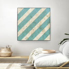 Seaside Signals V by June Erica Vess on GIANT ART - blue abstract