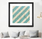 Seaside Signals V by June Erica Vess on GIANT ART - blue abstract