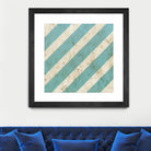 Seaside Signals V by June Erica Vess on GIANT ART - blue abstract