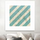 Seaside Signals V by June Erica Vess on GIANT ART - blue abstract