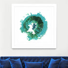 Geode Abstract I by Ethan Harper on GIANT ART - green abstract