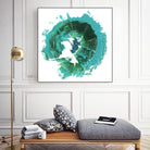 Geode Abstract I by Ethan Harper on GIANT ART - green abstract