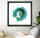 Geode Abstract I by Ethan Harper on GIANT ART - green abstract