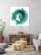 Geode Abstract I by Ethan Harper on GIANT ART - green abstract
