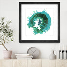 Geode Abstract I by Ethan Harper on GIANT ART - green abstract