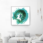 Geode Abstract I by Ethan Harper on GIANT ART - green abstract