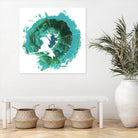 Geode Abstract I by Ethan Harper on GIANT ART - green abstract