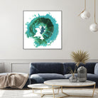 Geode Abstract I by Ethan Harper on GIANT ART - green abstract