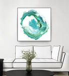 Geode Abstract II by Ethan Harper on GIANT ART - green abstract