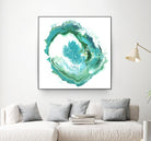 Geode Abstract II by Ethan Harper on GIANT ART - green abstract
