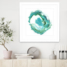 Geode Abstract II by Ethan Harper on GIANT ART - green abstract