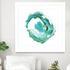 Geode Abstract II by Ethan Harper on GIANT ART - green abstract