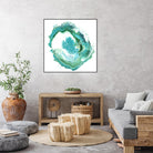Geode Abstract II by Ethan Harper on GIANT ART - green abstract