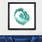 Geode Abstract II by Ethan Harper on GIANT ART - green abstract
