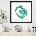 Geode Abstract II by Ethan Harper on GIANT ART - green abstract