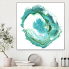 Geode Abstract II by Ethan Harper on GIANT ART - green abstract