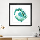 Geode Abstract II by Ethan Harper on GIANT ART - green abstract