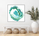 Geode Abstract II by Ethan Harper on GIANT ART - green abstract