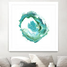 Geode Abstract II by Ethan Harper on GIANT ART - green abstract
