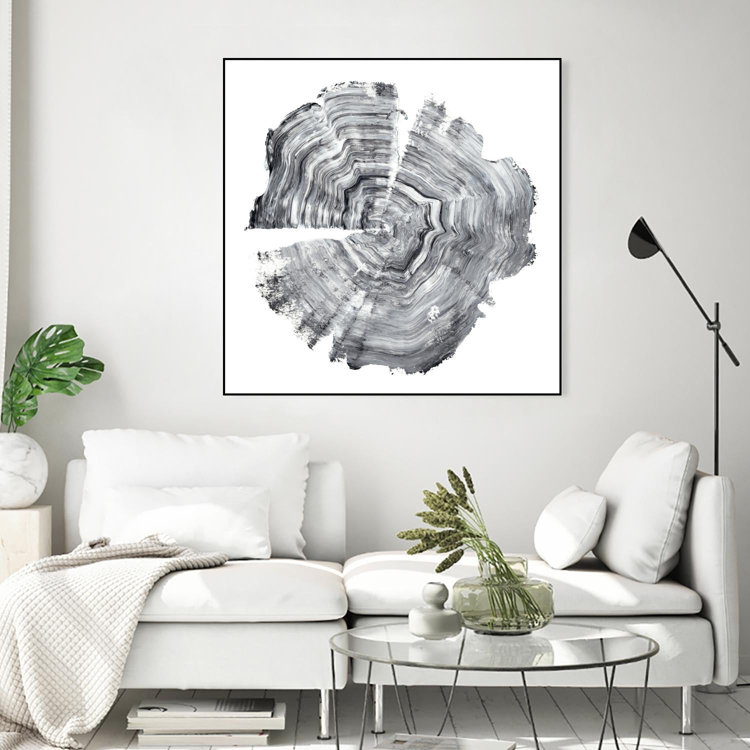 Tree Ring Abstract IV by Ethan Harper on GIANT ART - black abstract