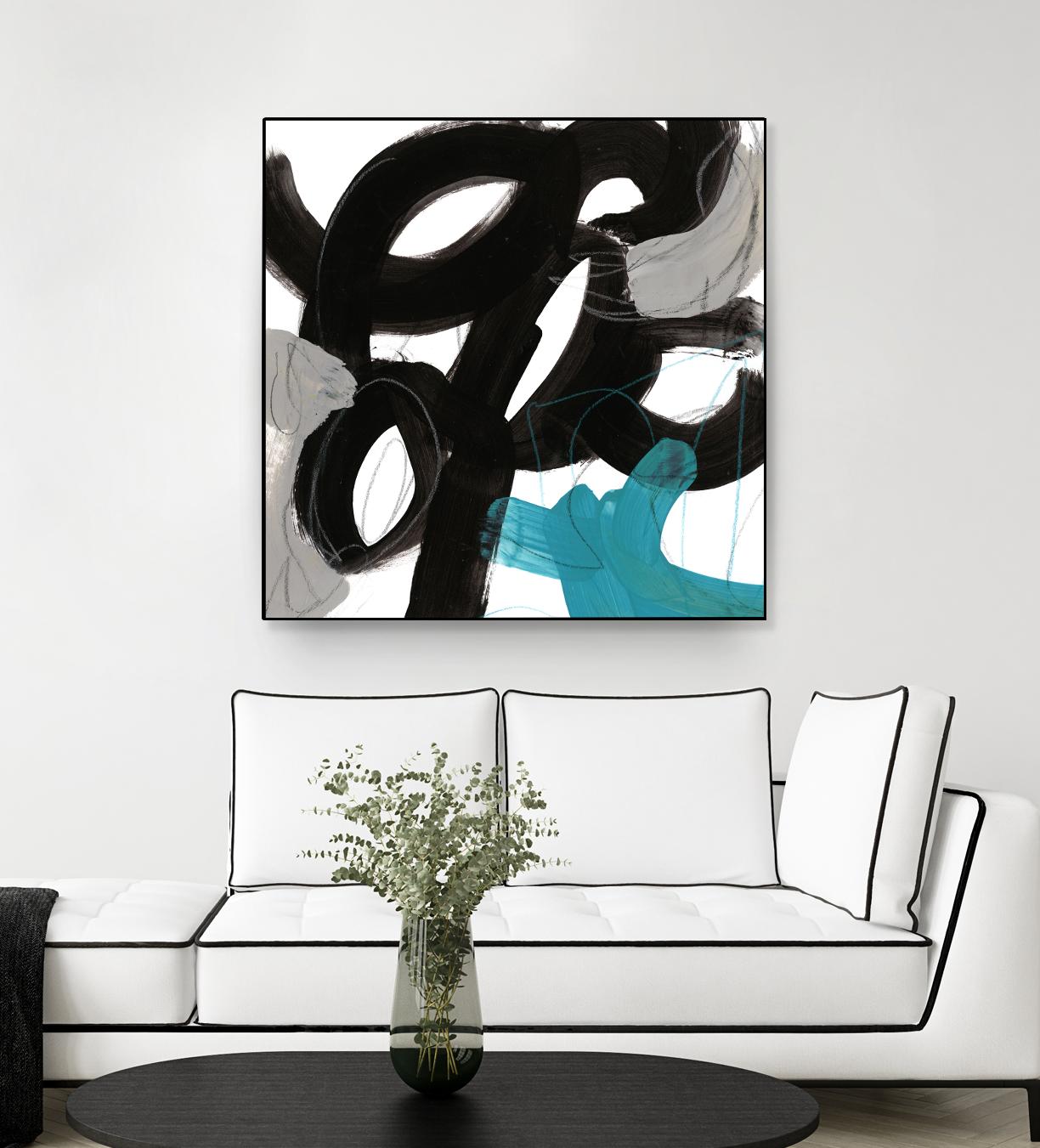 Chromatic Impulse IV by June Erica Vess on GIANT ART - blue abstract