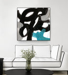 Chromatic Impulse IV by June Erica Vess on GIANT ART - blue abstract