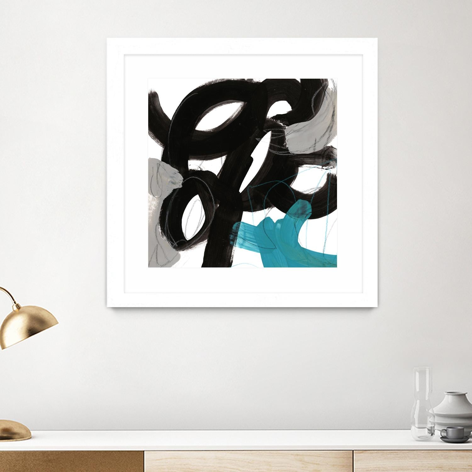 Chromatic Impulse IV by June Erica Vess on GIANT ART - blue abstract