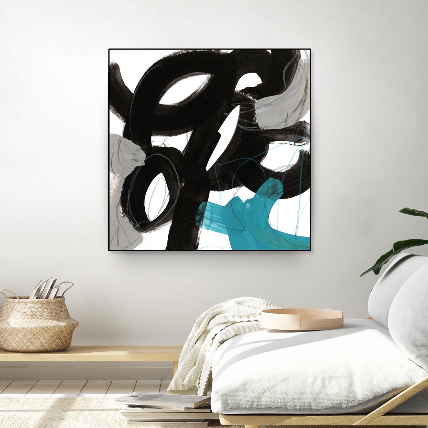 Chromatic Impulse IV by June Erica Vess on GIANT ART - blue abstract