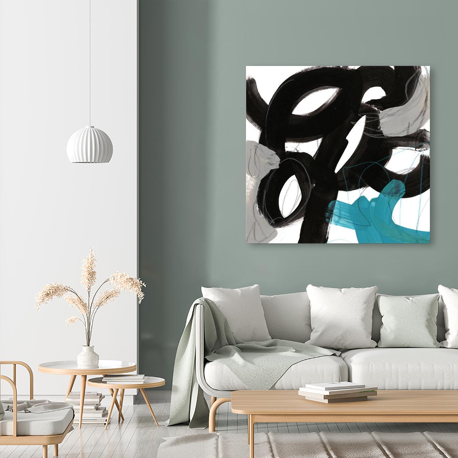 Chromatic Impulse IV by June Erica Vess on GIANT ART - blue abstract