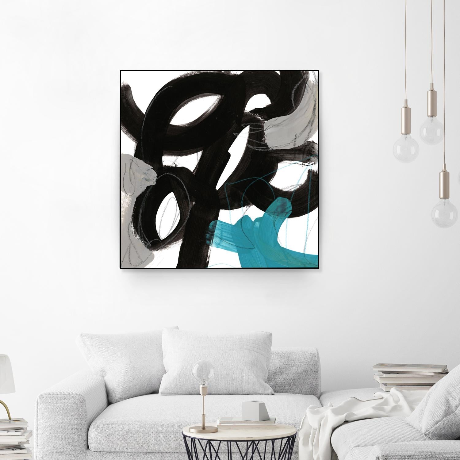 Chromatic Impulse IV by June Erica Vess on GIANT ART - blue abstract