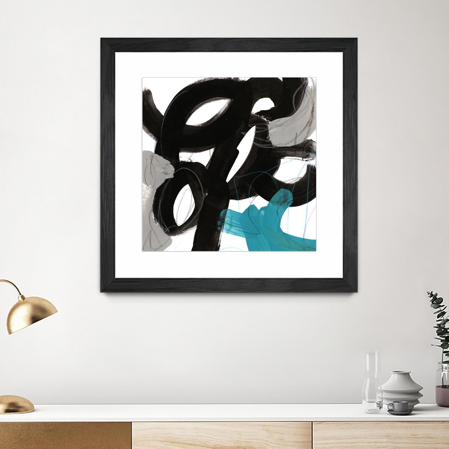 Chromatic Impulse IV by June Erica Vess on GIANT ART - blue abstract