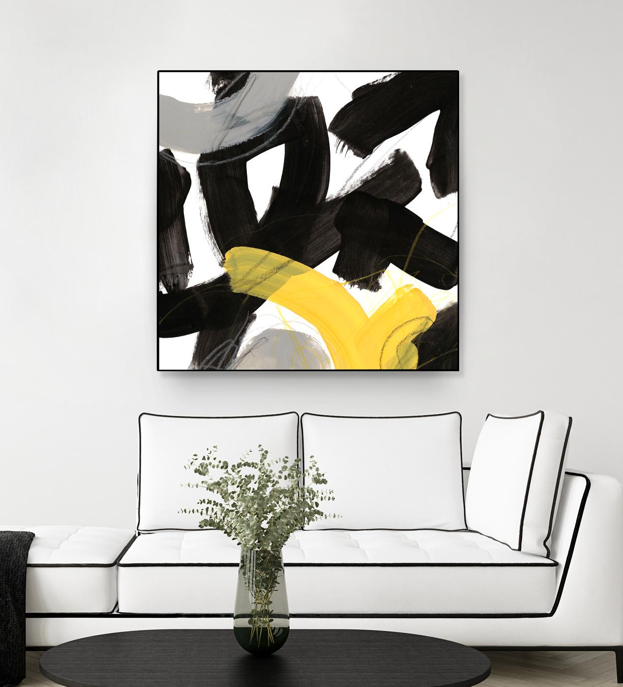 Chromatic Impulse V by June Erica Vess on GIANT ART - yellow abstract