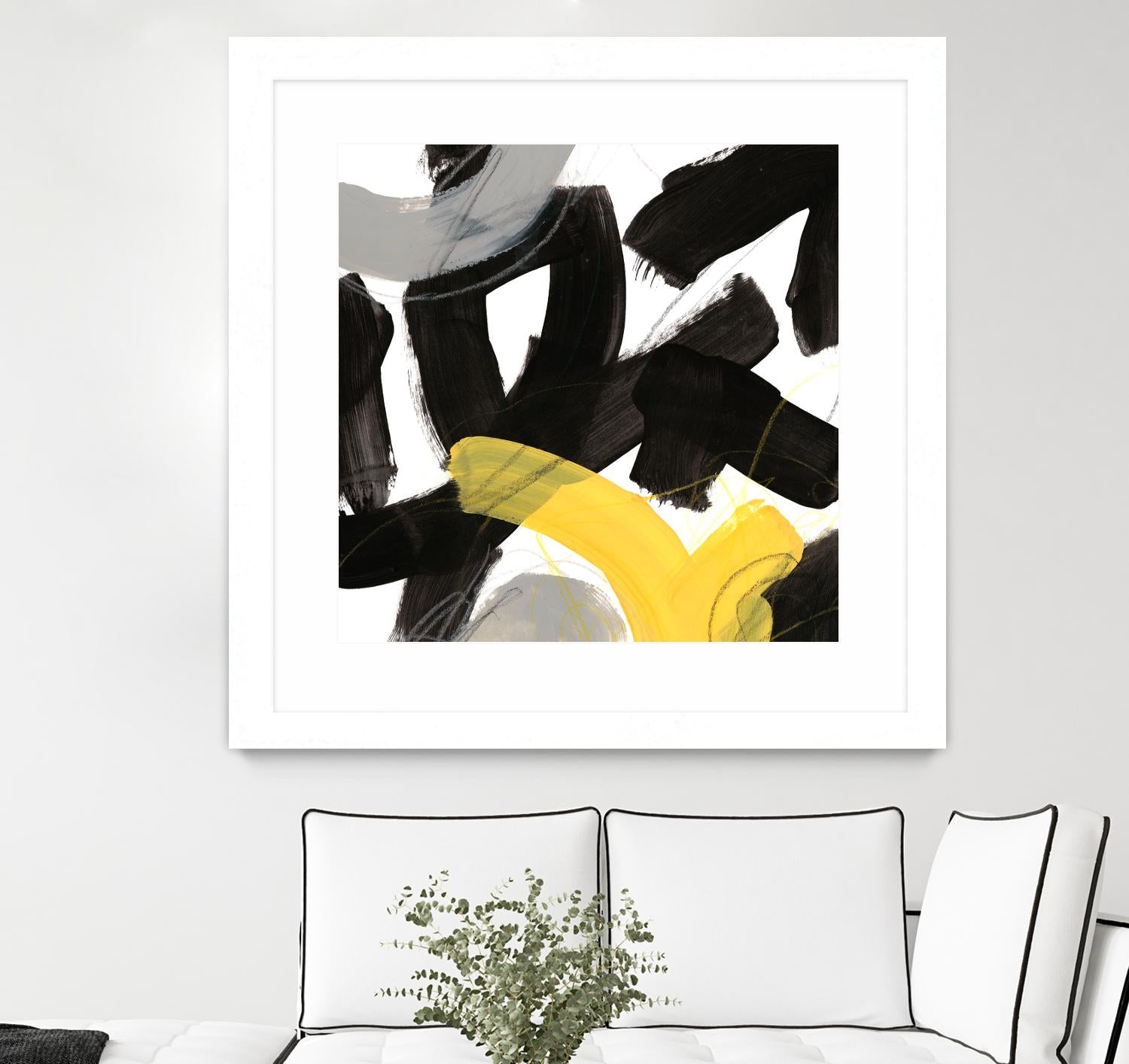 Chromatic Impulse V by June Erica Vess on GIANT ART - yellow abstract