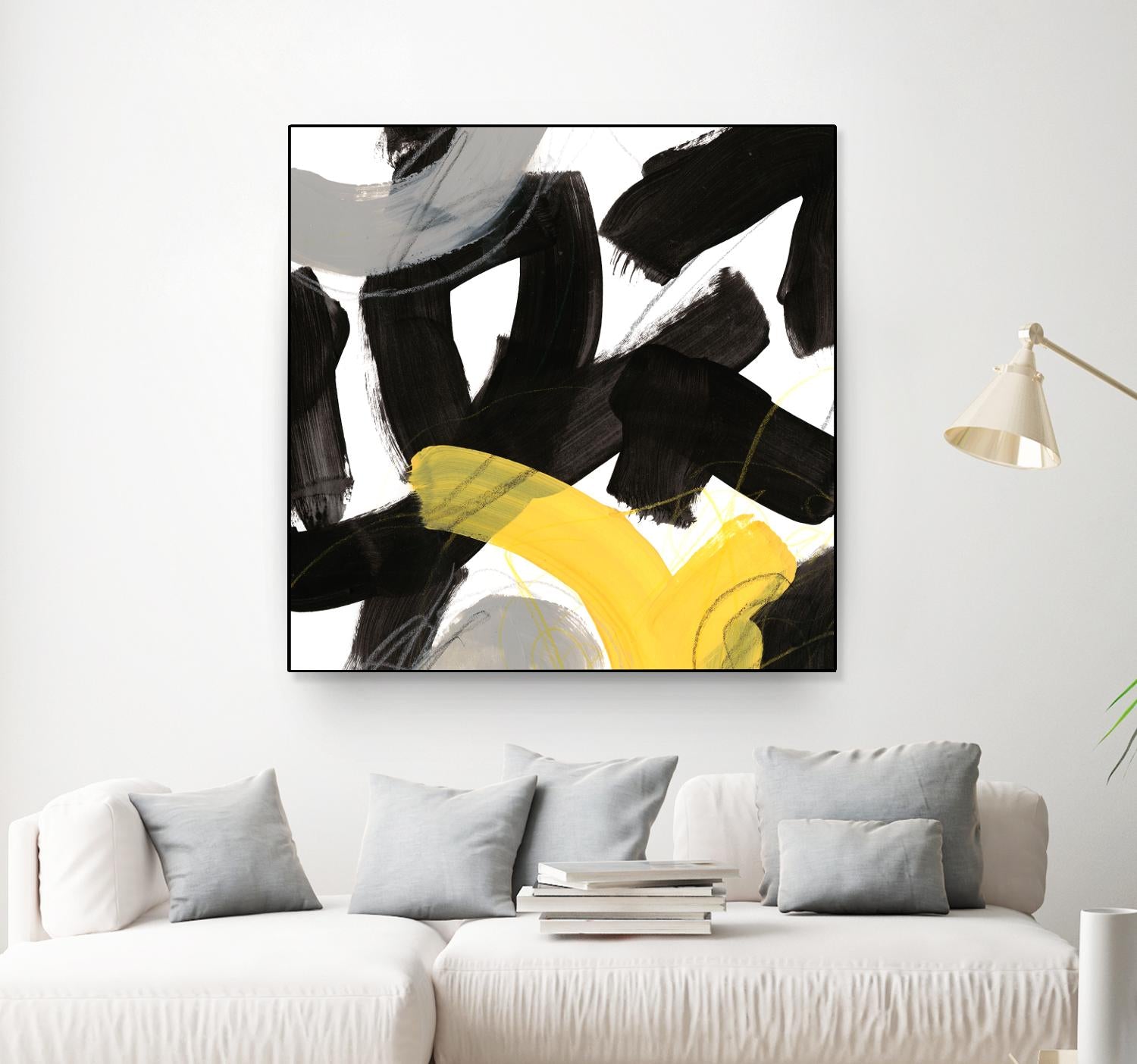 Chromatic Impulse V by June Erica Vess on GIANT ART - yellow abstract