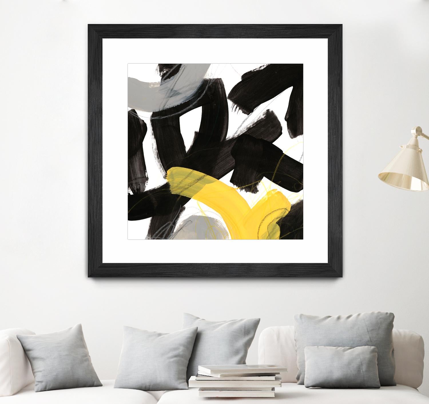 Chromatic Impulse V by June Erica Vess on GIANT ART - yellow abstract