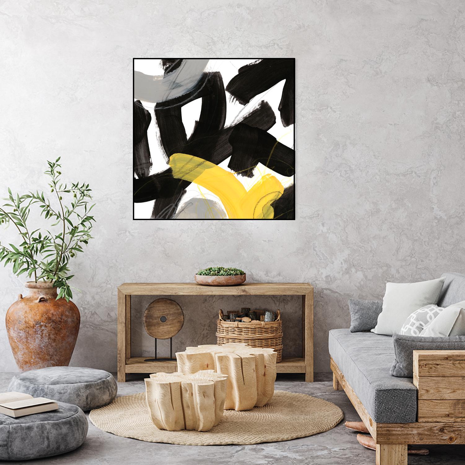 Chromatic Impulse V by June Erica Vess on GIANT ART - yellow abstract
