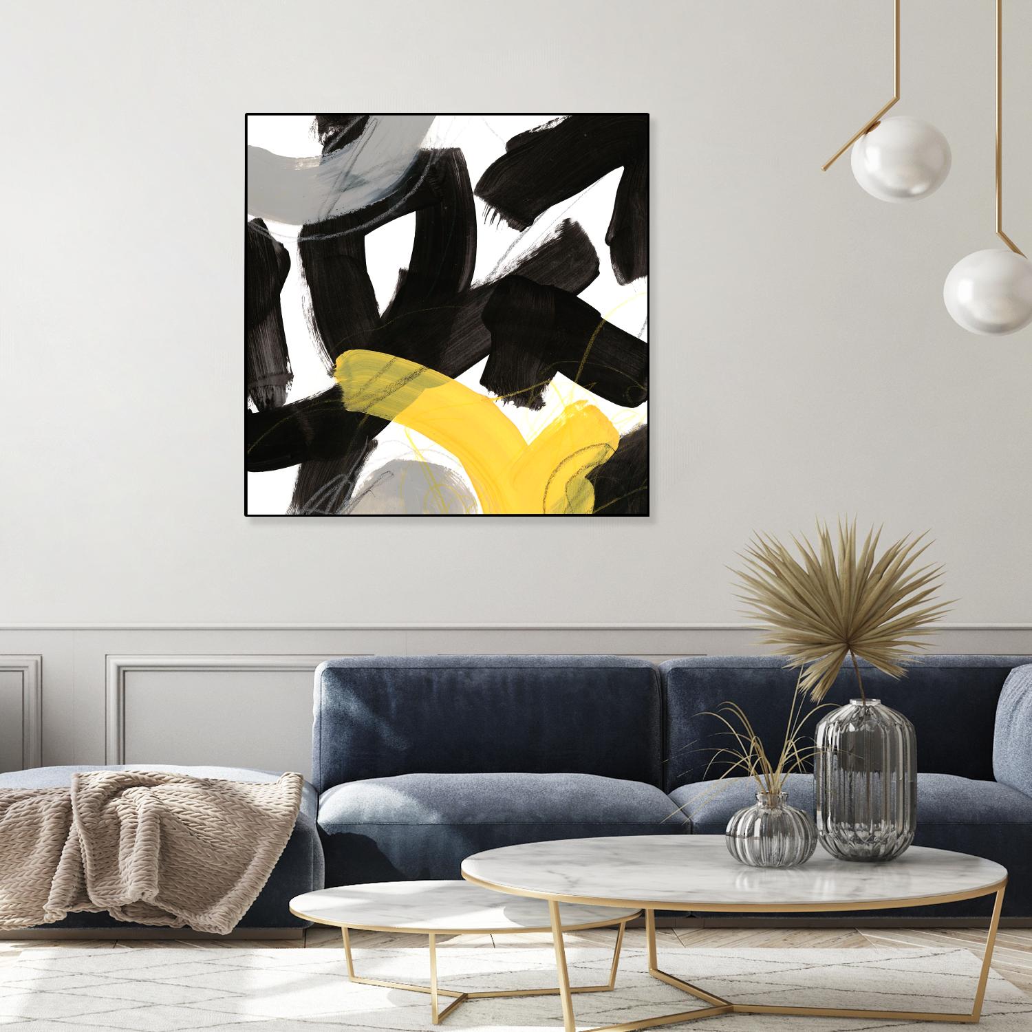 Chromatic Impulse V by June Erica Vess on GIANT ART - yellow abstract