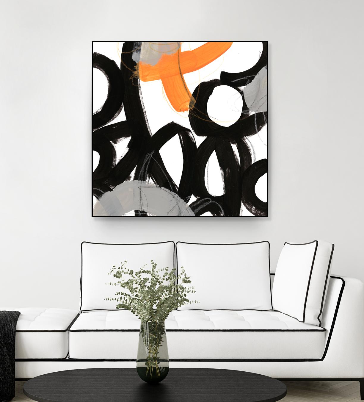Chromatic Impulse VI by June Erica Vess on GIANT ART - orange abstract